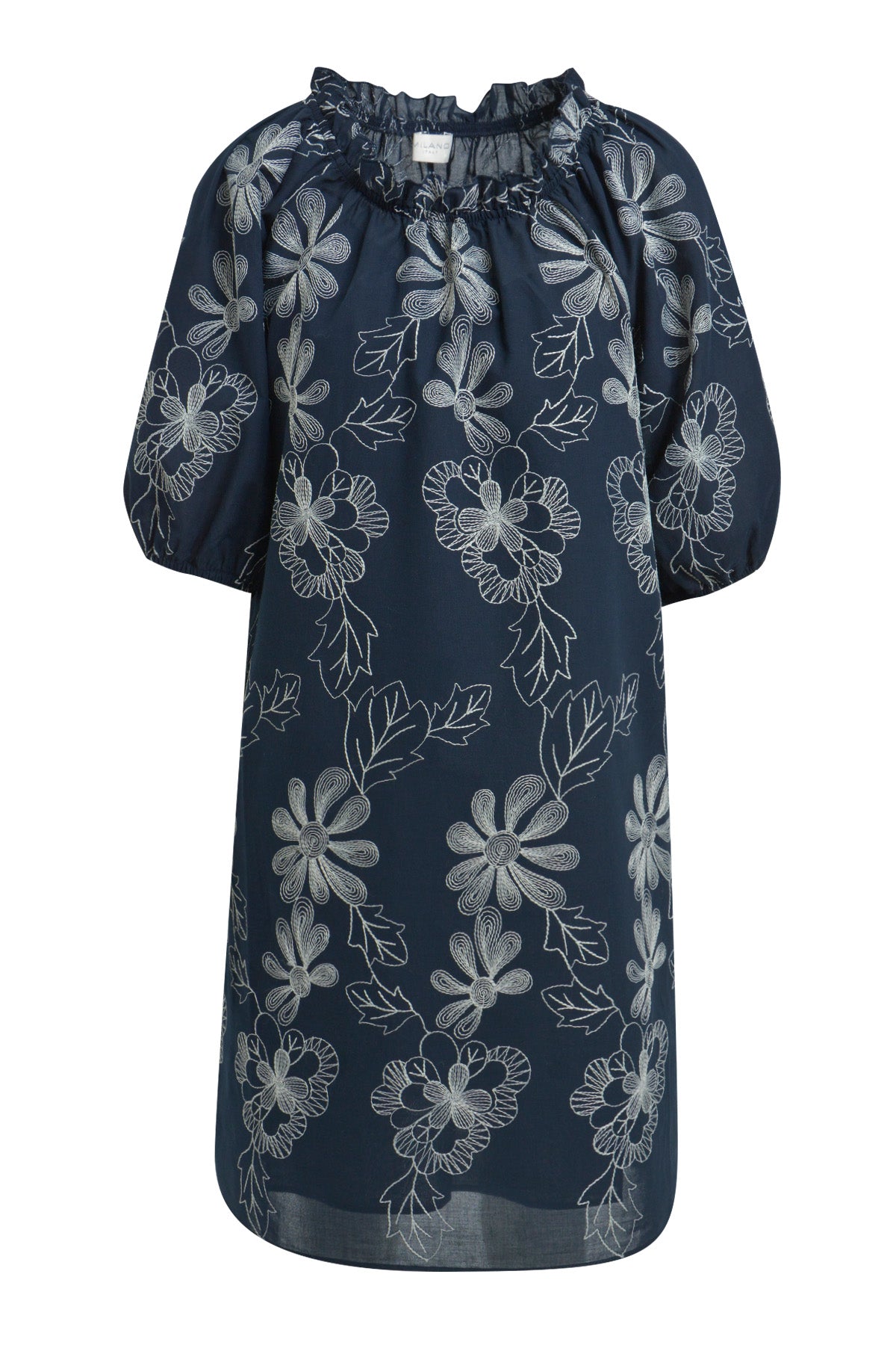 'Montserrat' Short Dress in Navy