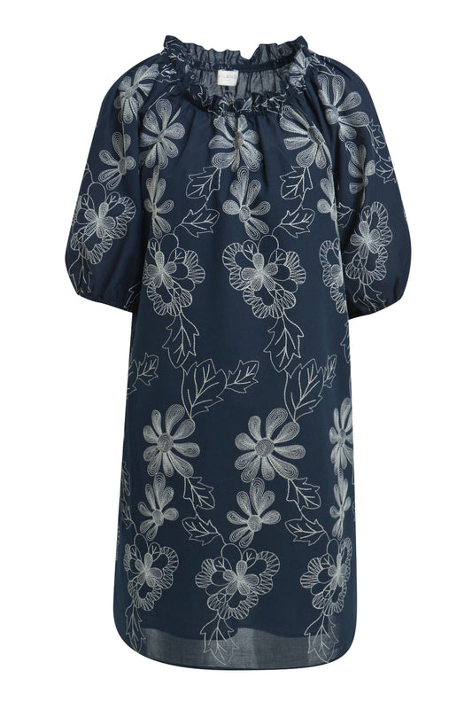 'Montserrat' Short Dress in Navy