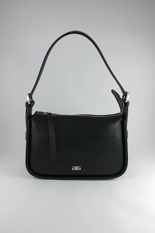 'Best Friend' Black Leather Handbag