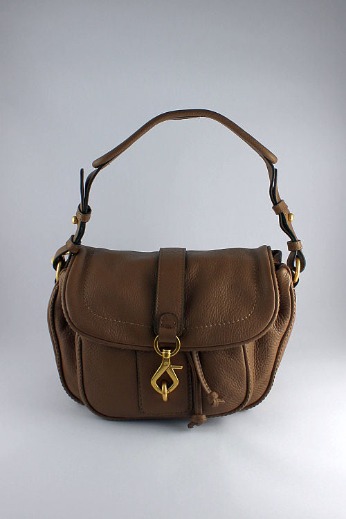 'Star Saddle' Camel Shoulder Bag