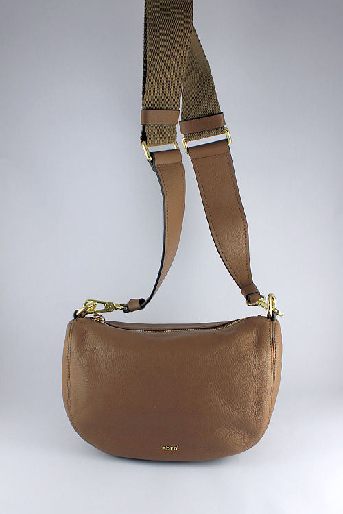 'Mina' Camel Cross Body Bag