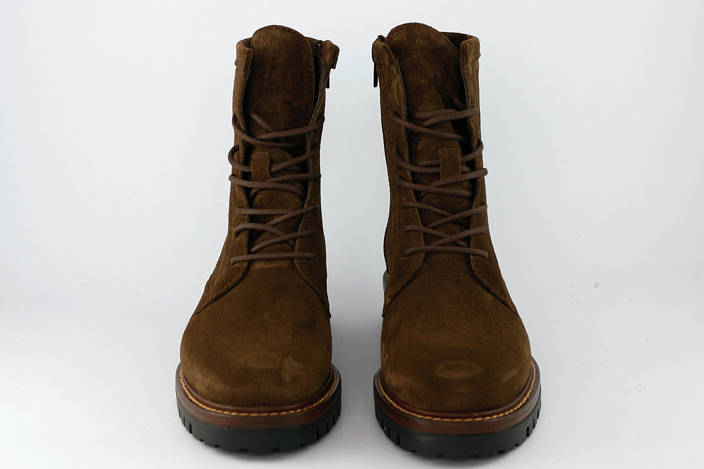 'Militare Lace-Up' in Chocolate