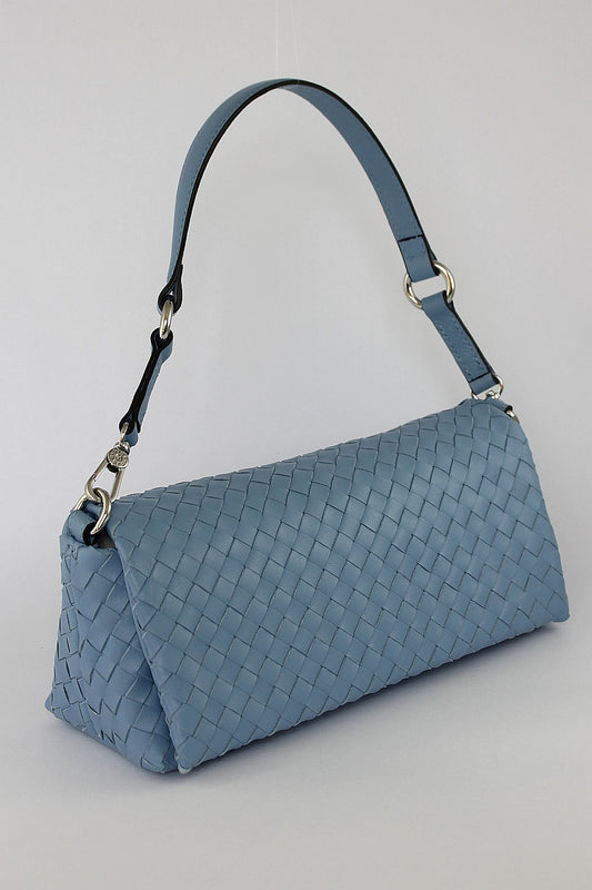 'Mila' Shoulder Bag in Sky Blue