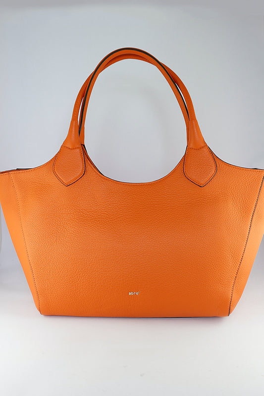 'Senta' Large Shopper in Orange