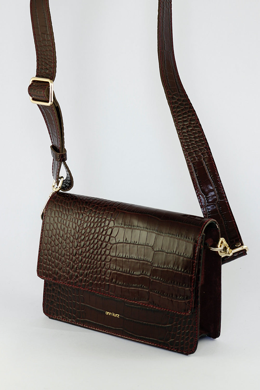 'Charlotta' in Bordeaux Croc