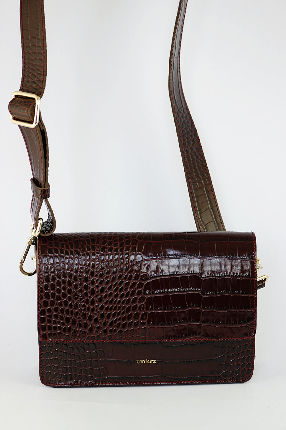 'Charlotta' in Bordeaux Croc