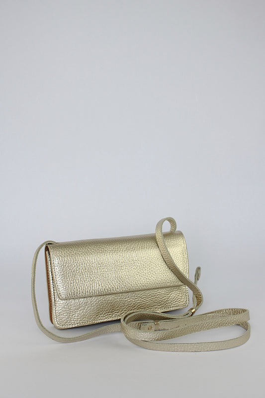 'Elena' in Metallic Champagne