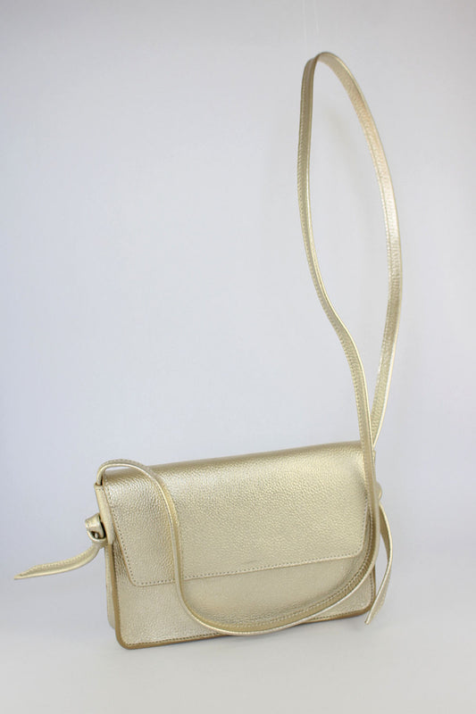 'Evie' in Metallic Champagne