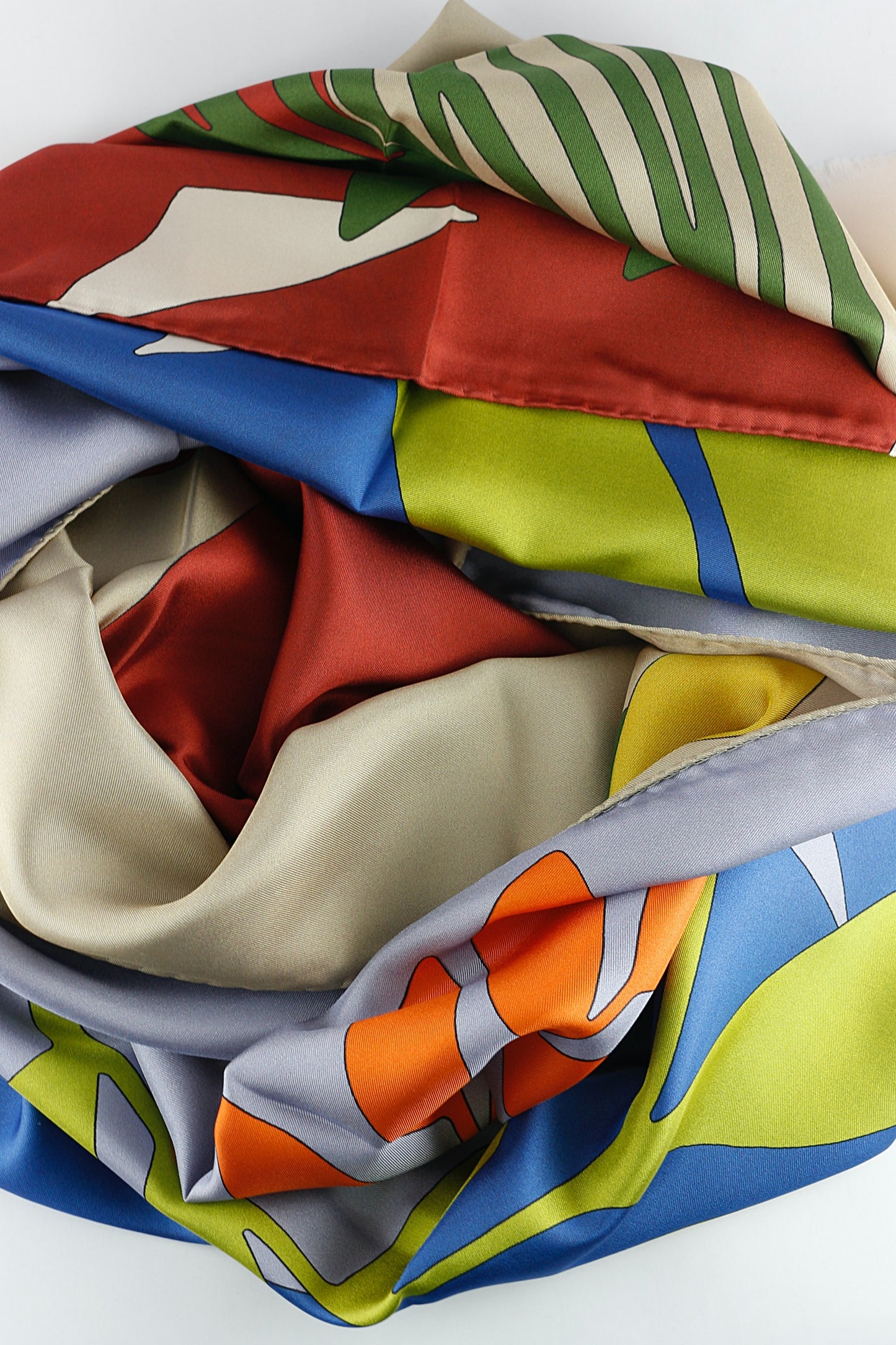 'Abstract No. 4' in Camel & Lime