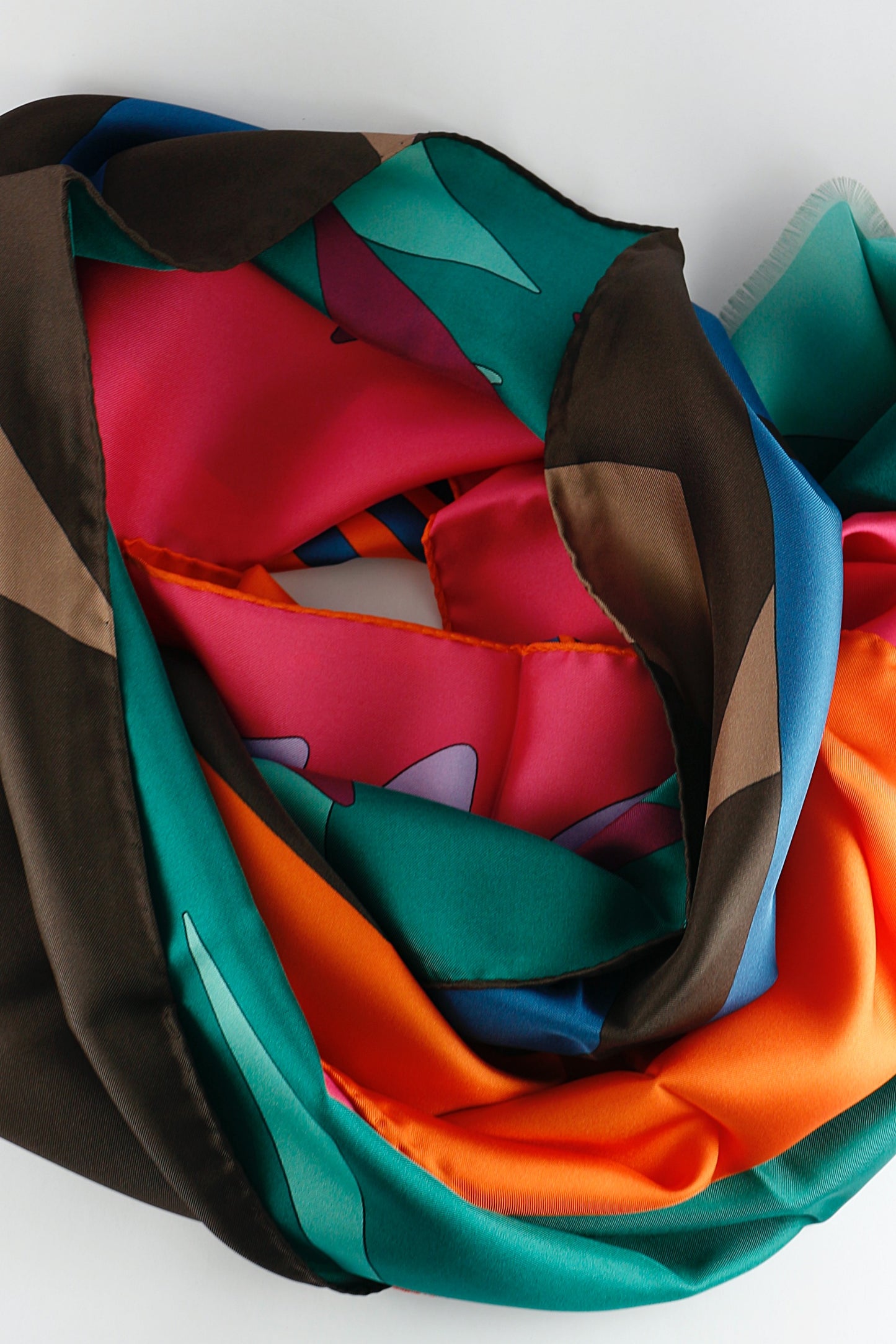 'Abstract No. 5' in Orange & Blue