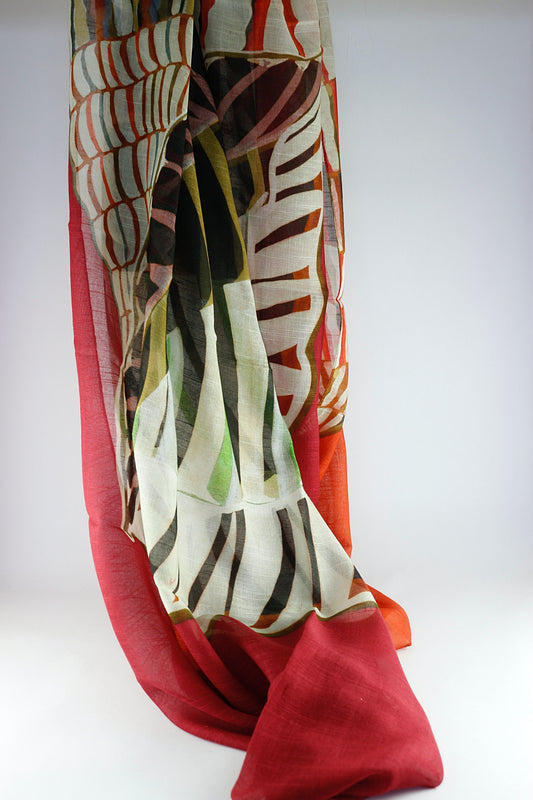 'Spiral Shell' in Dark Coral