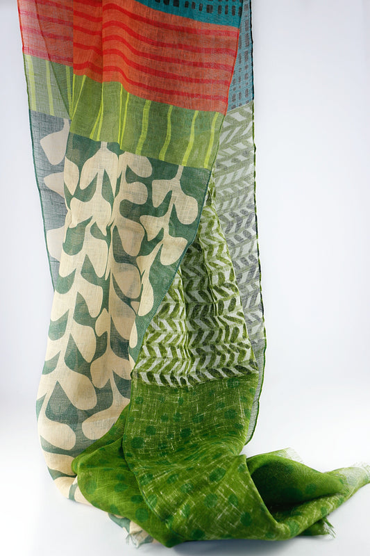 'Tapestry' in Green & Turquoise