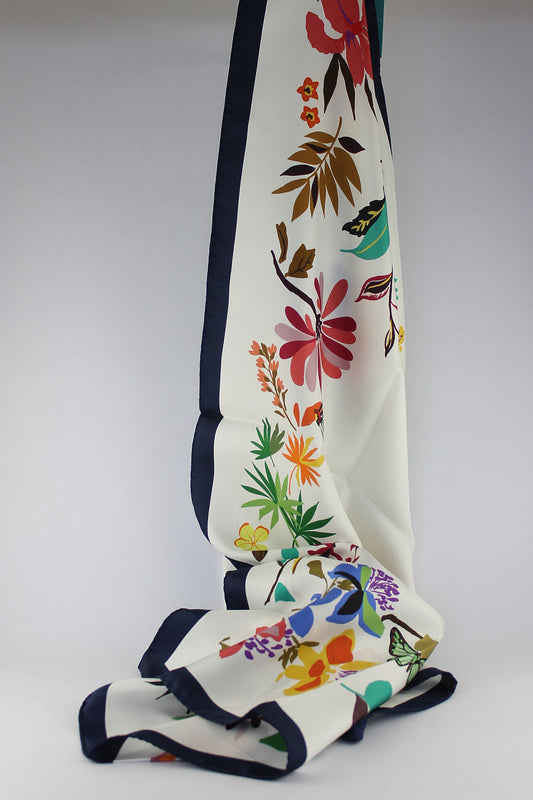 'Giardino' Silk Square