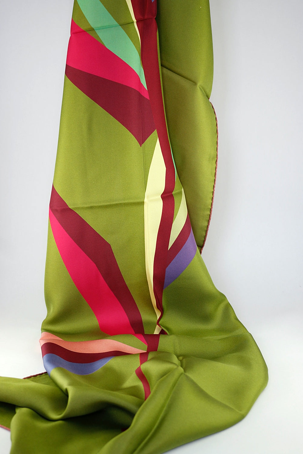 'Collage' Double-Sided in Pink & Olive