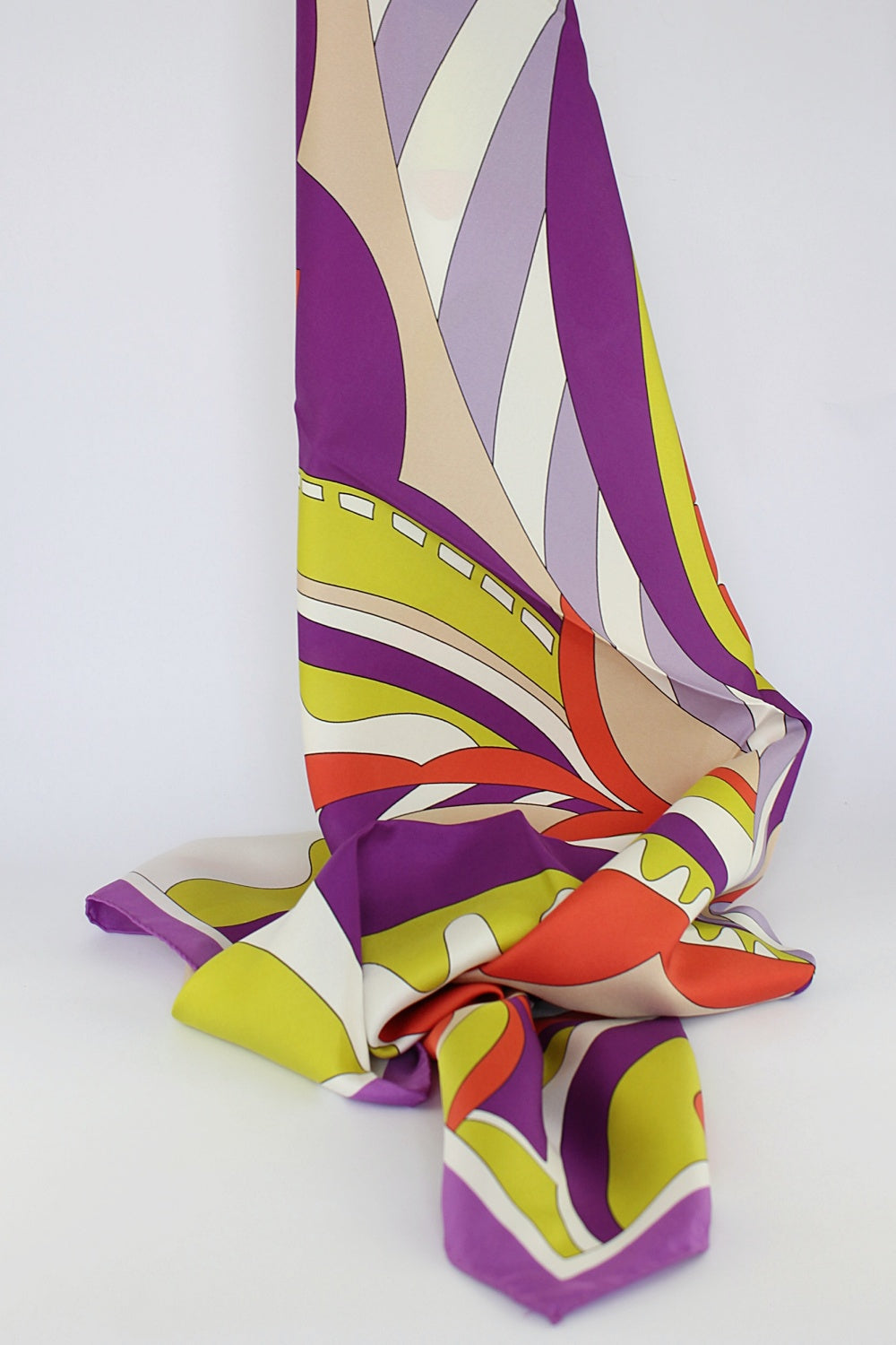 'Pucci' in Purple & Lime