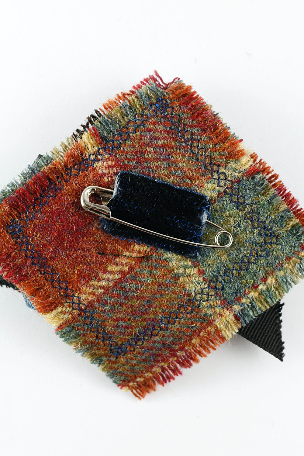 'Diamante & Blue Glass'