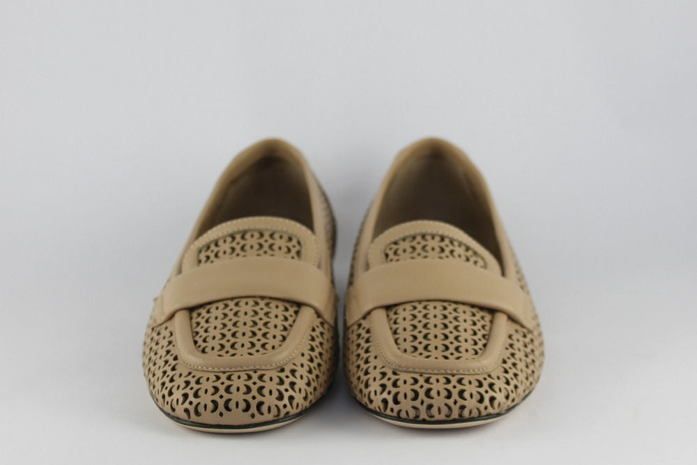 'Lucca' Leather Loafer in Sand