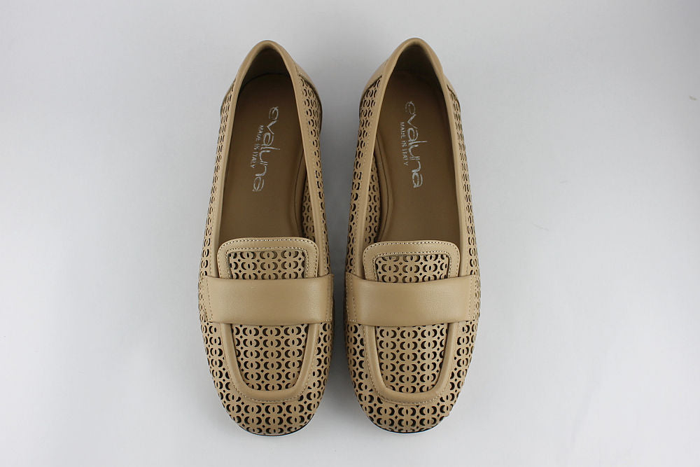 'Lucca' Leather Loafer in Sand