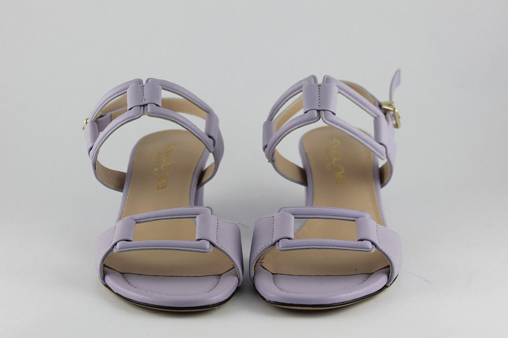 'Verona' Lilac Leather Sandal