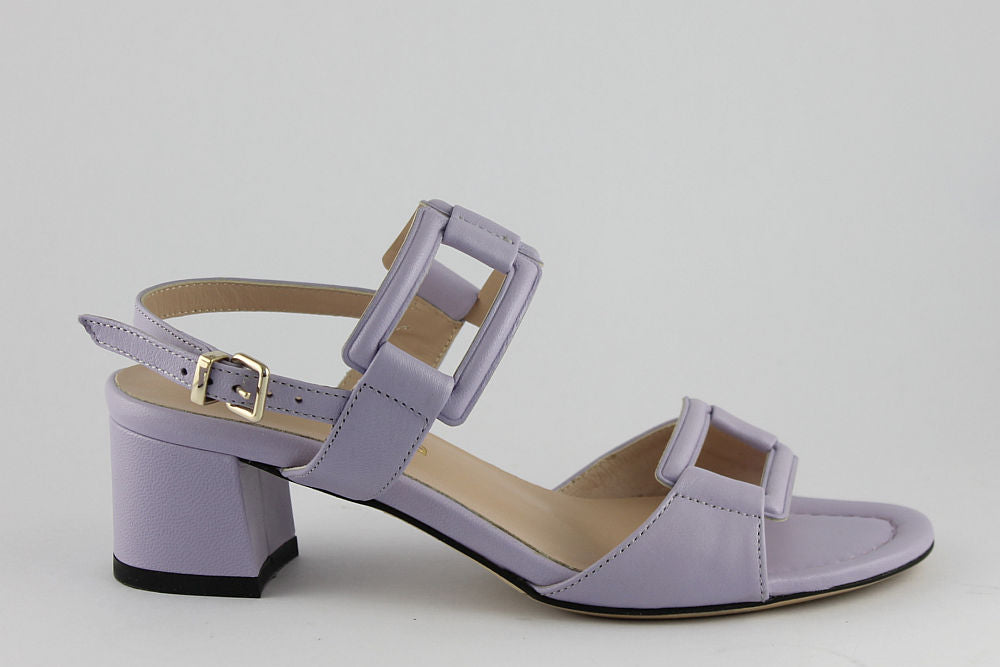 'Verona' Lilac Leather Sandal