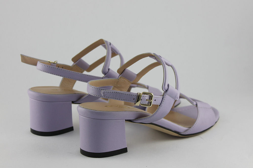 'Verona' Lilac Leather Sandal