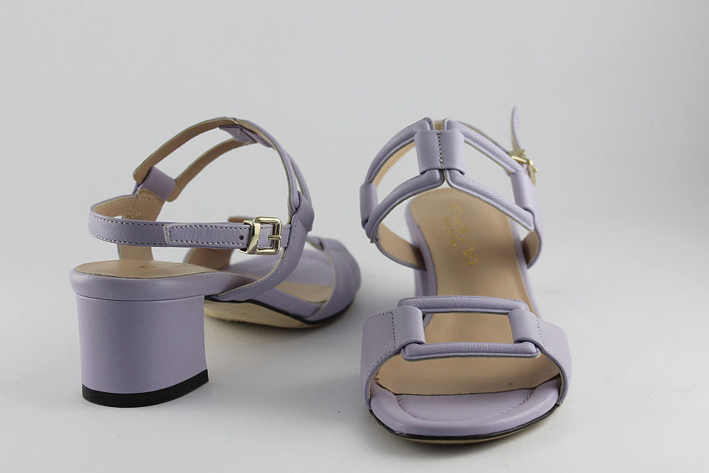 'Verona' Lilac Leather Sandal