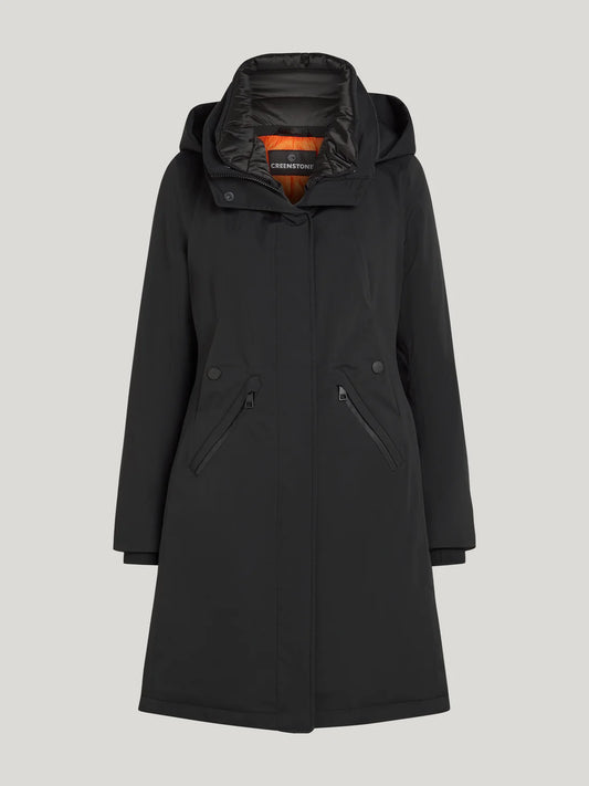 'Evanna' Black 100% Waterproof Coat