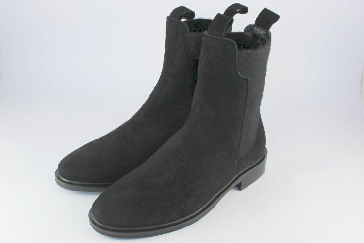 Black Suede Ankle Boot
