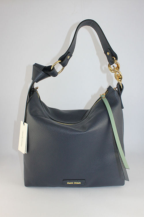 'Lisabetta' Leather Bag in Blue