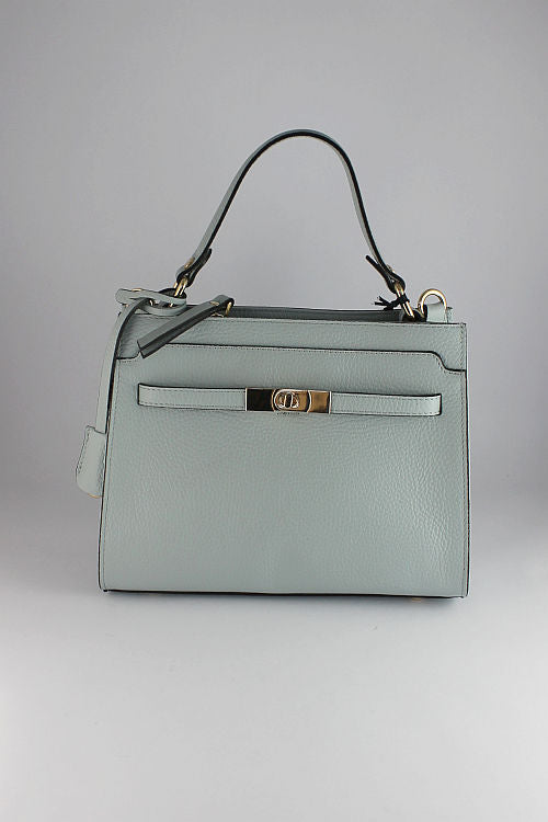 'Lidia' in Sky Blue Leather