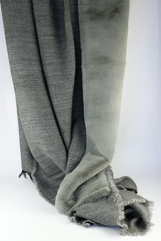 'Elsa' Stole/Scarf in Grey