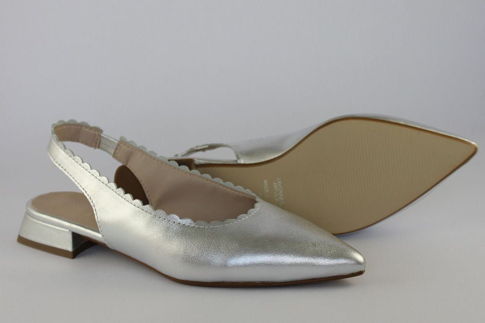 'Debora' Slingback in Silver