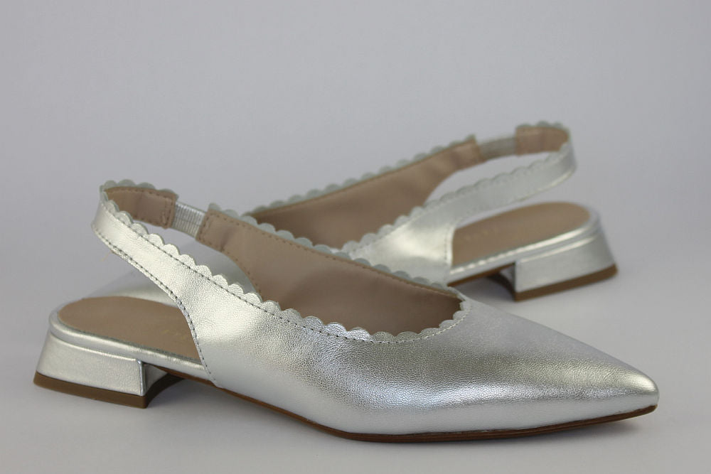 'Debora' Slingback in Silver