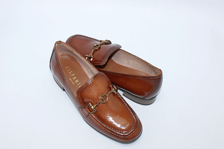 Terracotta Brown Patent Loafer