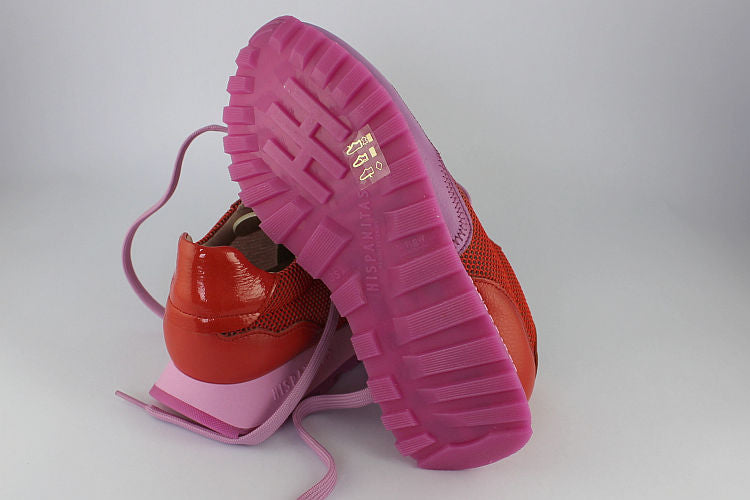 'Seville' Trainer in Pink & Red