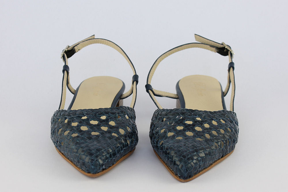 'Estela' in Denim Blue