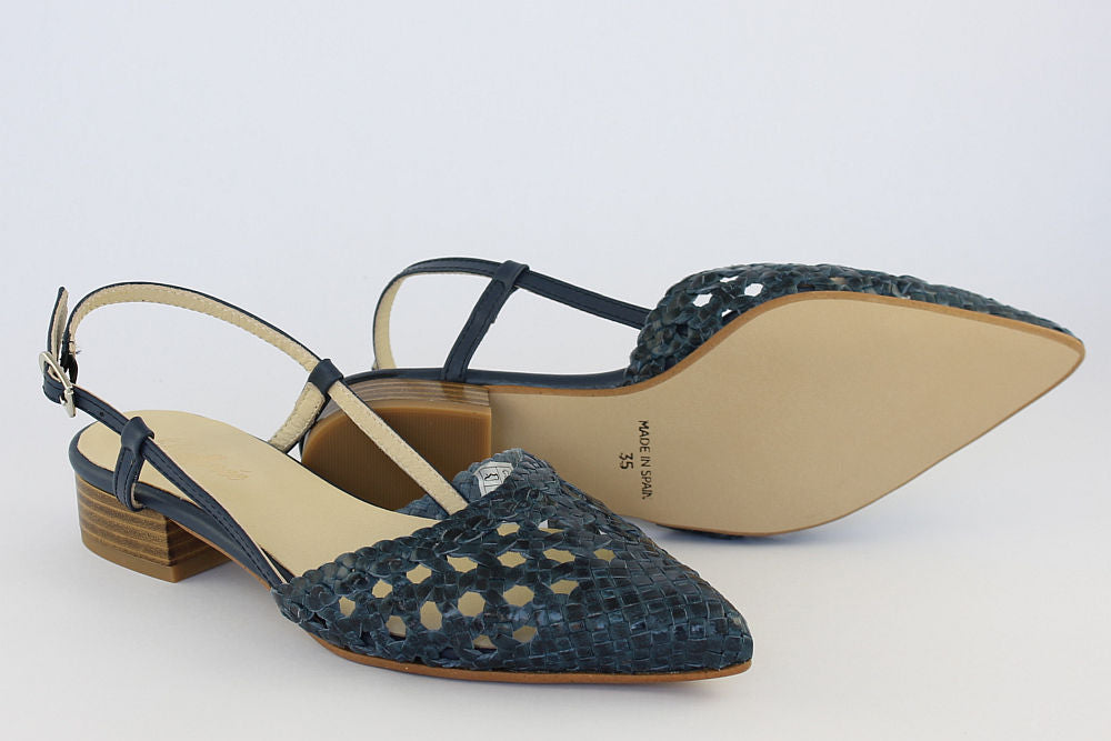 'Estela' in Denim Blue