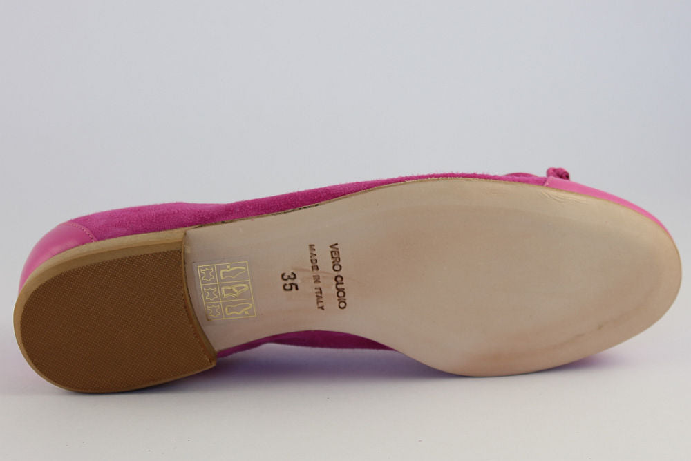 'Padua' Hot Pink Ballet Pump