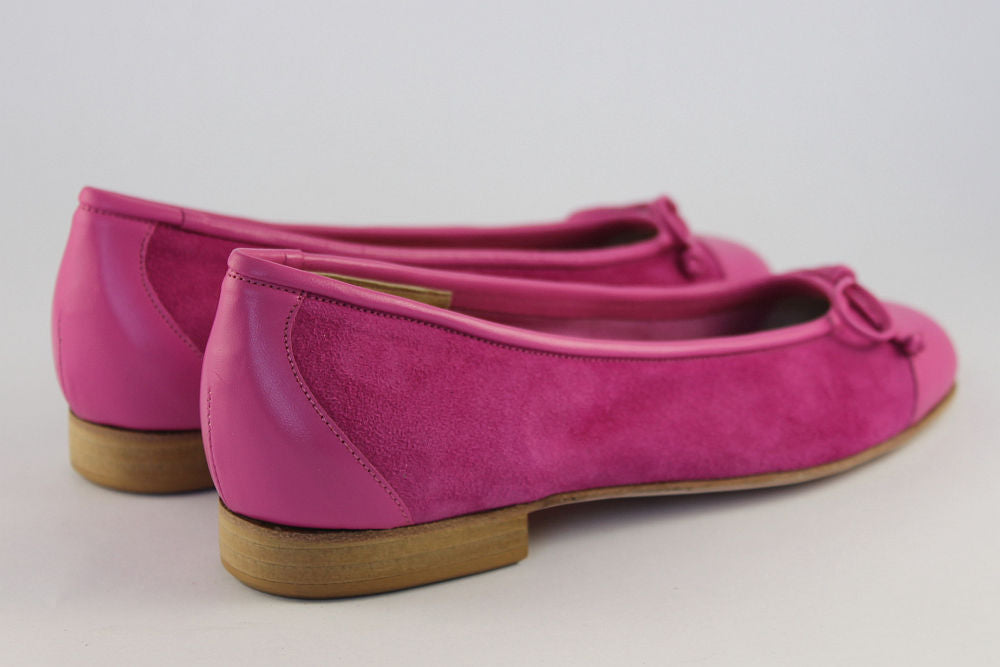'Padua' Hot Pink Ballet Pump
