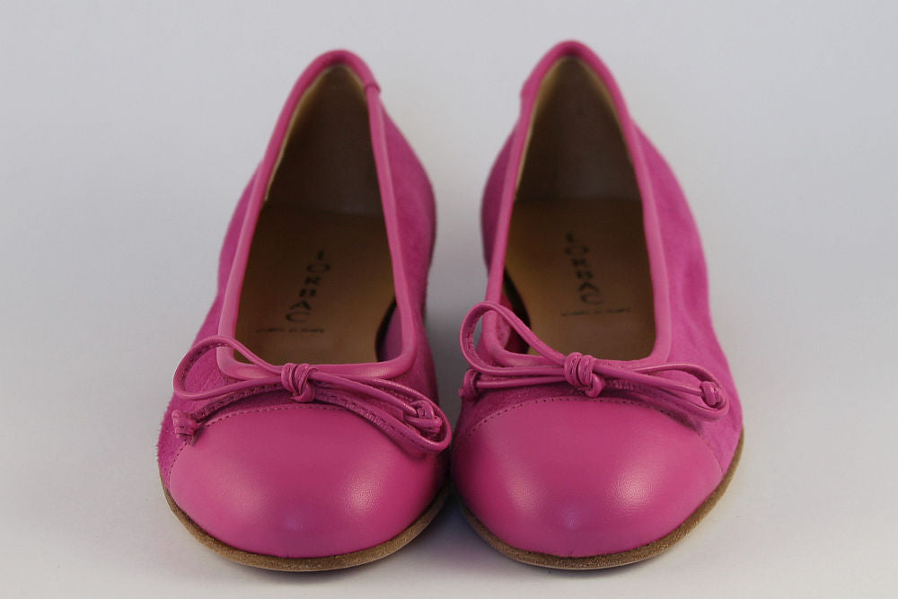 'Padua' Hot Pink Ballet Pump