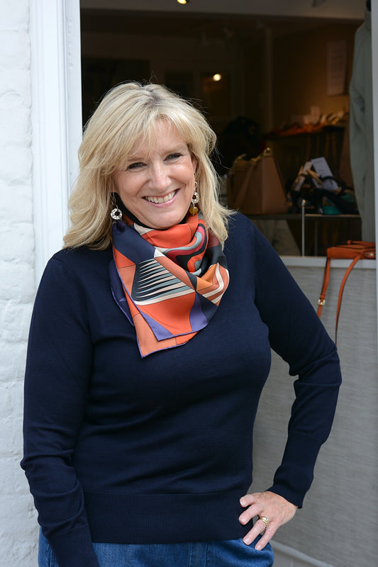 'Toronto' Turtleneck in Dark Navy