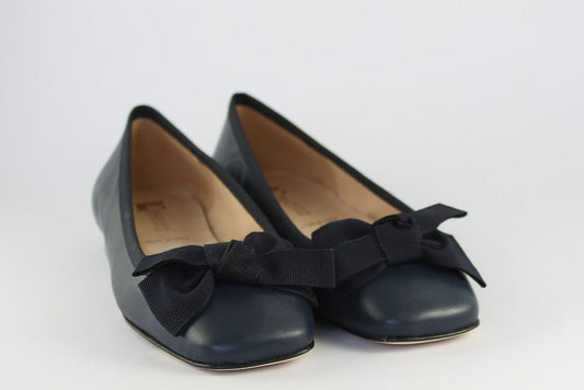 'Puglia' Navy Ballet Pump