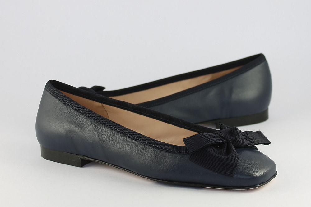 'Puglia' Navy Ballet Pump