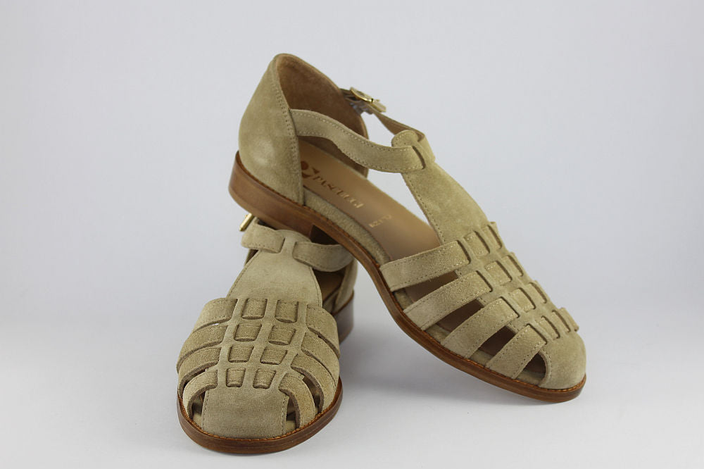 'Sicily' Stone Suede Sandal