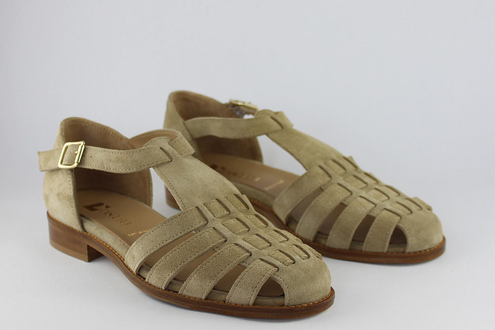 'Sicily' Stone Suede Sandal