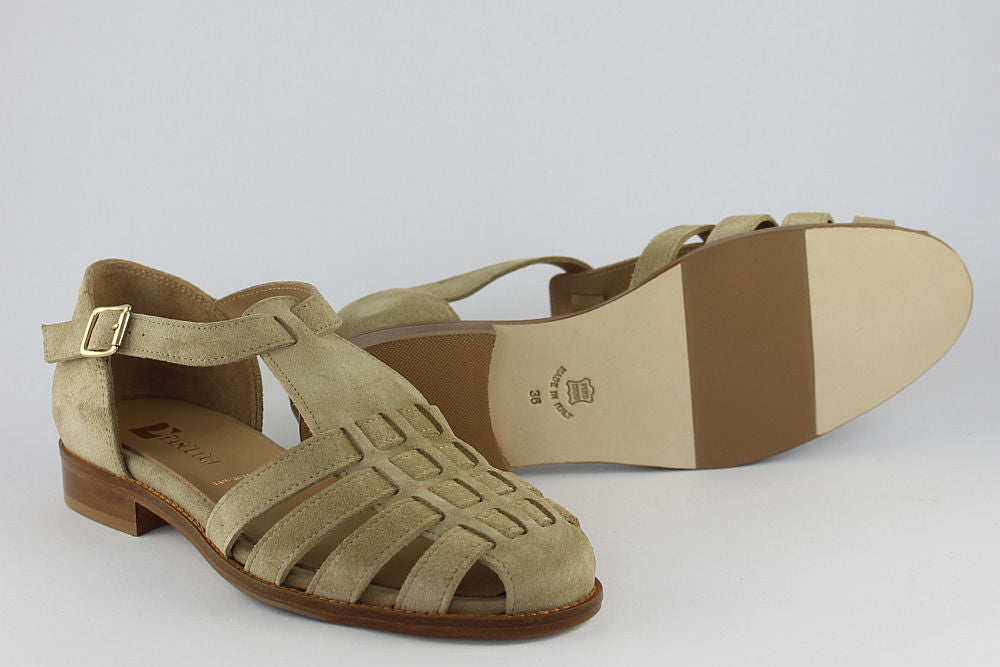 'Sicily' Stone Suede Sandal