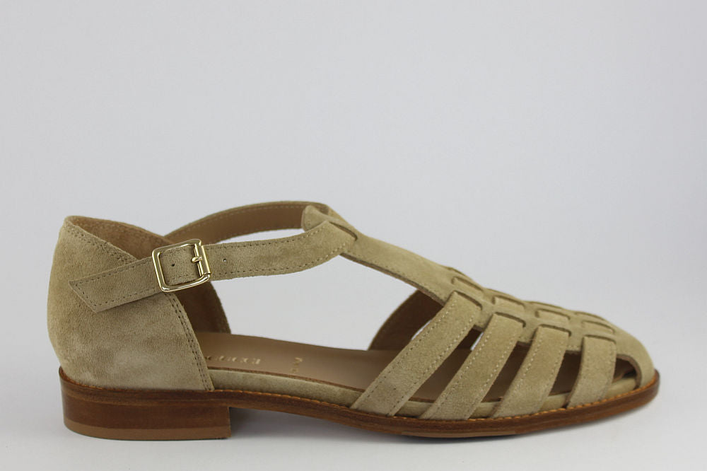 'Sicily' Stone Suede Sandal