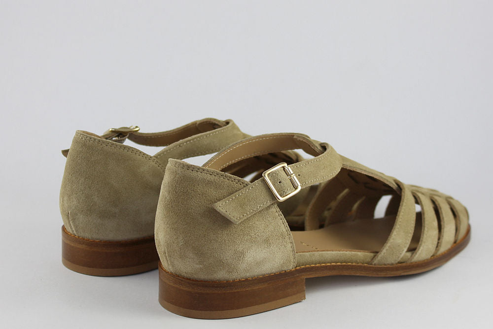 'Sicily' Stone Suede Sandal