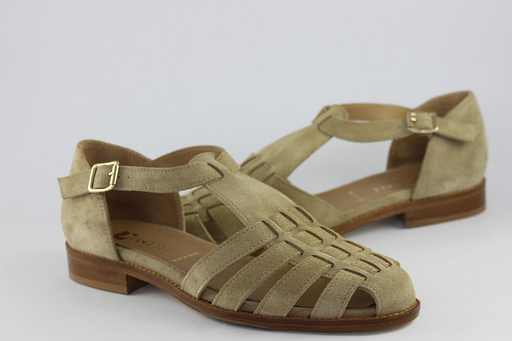 'Sicily' Stone Suede Sandal