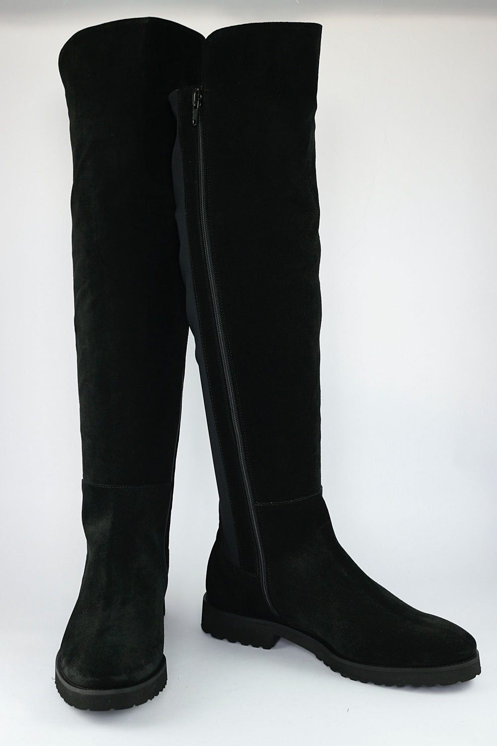 'Vinci' Long Black Boot